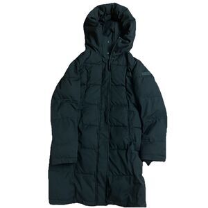 San Edelman Women’s Coat S Black Long Puffer Hooded Jacket